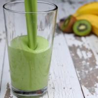 Kiwi Banana Spinach Smoothie Meal Prep Recipe by Tasty image