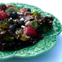 Spring Salad with Blueberry Balsamic Dressing_image