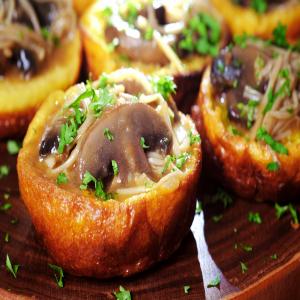 Gluten-Free Yorkshire Pudding With Mixed Mushroom Ragout image