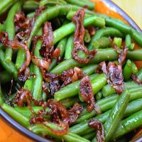 Green Beans With Caramelized-Shallot Butter image