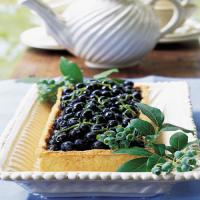 Blueberry Tart with Lime Curd image