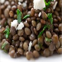 Baked Lentils With Goat Cheese image