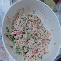 Crab Salad with Cucumber & Tomato_image