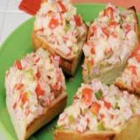 Open-Faced Crab Salad Sandwiches_image