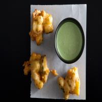 Zucchini Bacon Fritters With Basil-Mayo Dipping Sauce image