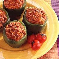 Simple Stuffed Green Peppers image