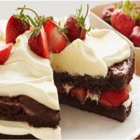 Strawberry Brownie Shortcake image