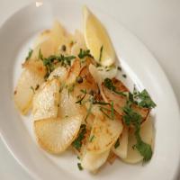 Caramelized Turnips With Capers, Lemon and Parsley image
