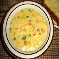 Cream of Potato and Vegetable Soup image