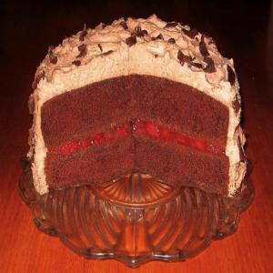Black Forest Cake With Chocolate-Almond Mousse Frosting image