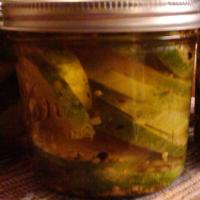 Sliced, Spiced and Iced Refrigerator Sweet Dill Pickles_image