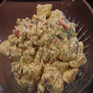 Potato Salad With Roasted Red Peppers and Bacon image