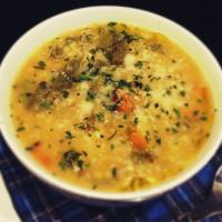 Hearty Corn and Pumpkin Soup image
