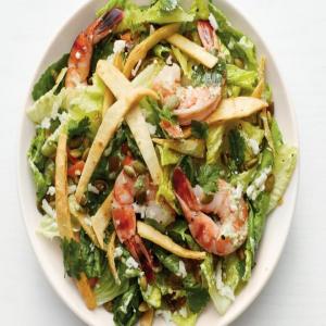 Mexican Caesar Salad with Shrimp_image