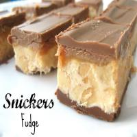 Snickers Fudge Recipe - (4.3/5) image