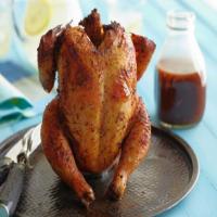 Beer Can Chicken with Cola Barbecue Sauce Recipe - (4.8/5) image