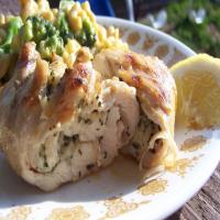 Grilled Basil-And-Garlic-Stuffed Chicken image