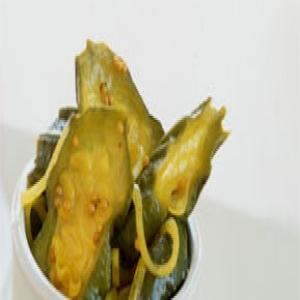 Angled Loofah Bread-and-Butter Pickles image