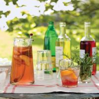 Peach and Rosemary Spritzers image