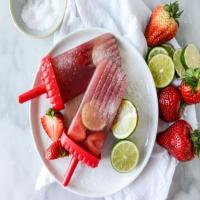 Strawberry Margarita Ice Pops image