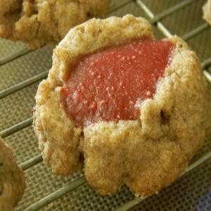 Strawberry - Kiwi Fingerprint Cookies image