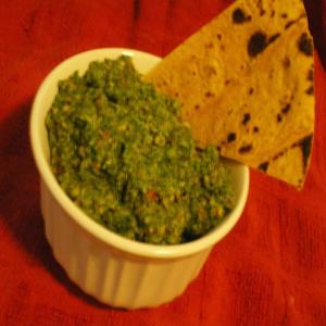 Chard and Basil Pesto with Toasted Almonds_image