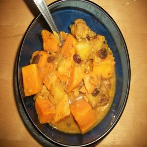 Sweet Curried Chicken, Yam and Apple Stew_image