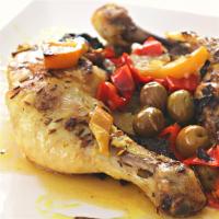 Moroccan Chicken with Saffron and Preserved Lemon_image