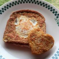 French Toast Variation of Eggs in a Basket_image