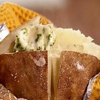 Baked Potatoes with Herb Butter image