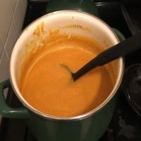 Butternut Squash and Cauliflower Soup image