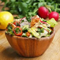 Middle Eastern Pita Salad (Fattoush Salad) Recipe by Tasty_image