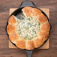 Cheesy Spinach And Artichoke Bread Ring Dip Recipe by Tasty_image