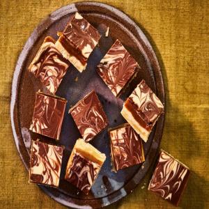 Gluten-free salted caramel millionaire's shortbread image