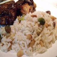 Pilau Rice With Pistachios and and Pine Nuts image