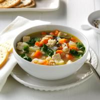 Turkey and Vegetable Barley Soup image
