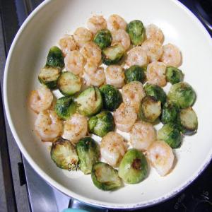 Garlic Shrimp & Brussels Sprouts Recipe - (4/5)_image