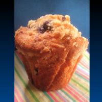 Blueberry Muffins With Streusel Topping_image