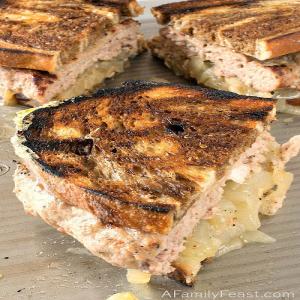 Grilled Pork Patty Melt - A Family Feast®_image