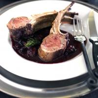Rack of Lamb with Blueberry Sauce image