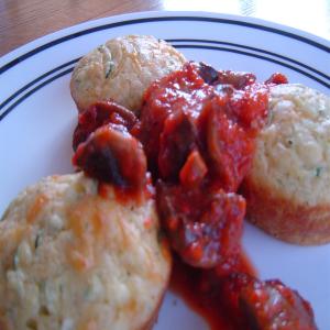 Zucchini Cakes With Mushroom Ragout_image
