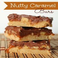 Nutty Caramel Bars Recipe image