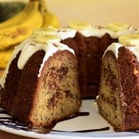 Banana-Almond Streusel Bundt® Cake image