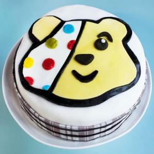 Pudsey bear cake image