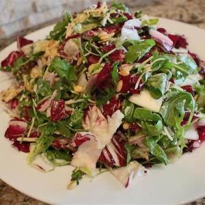 Tri-Color Chopped Salad with Pine Nuts and Parmesan Cheese_image