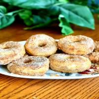 Air Fryer Cinnamon-Sugar Doughnuts image