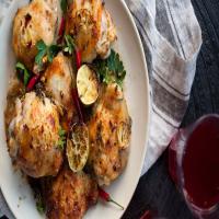 Roasted Lemongrass Chicken With Sweet Lime Sauce_image