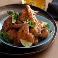 Crisp Chicken Wings with Chili-Lime Butter image