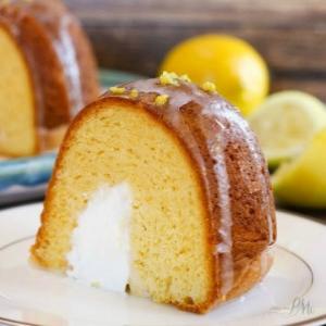 Cream Filled Lemon Bundt Cake_image