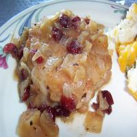 Pork Chops With Apples & Cranberries image